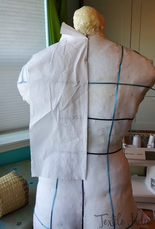 Wedding Dress Part 3: Draping and Creating the Bodice